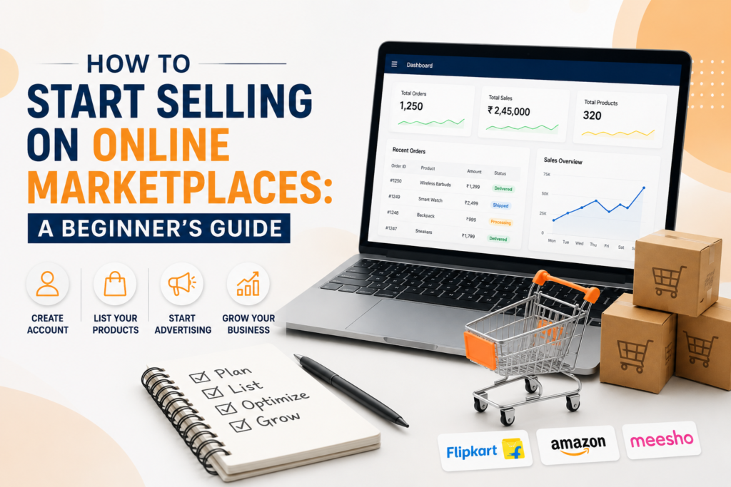 How to Start Selling on Online Marketplaces, A Beginner's Guide